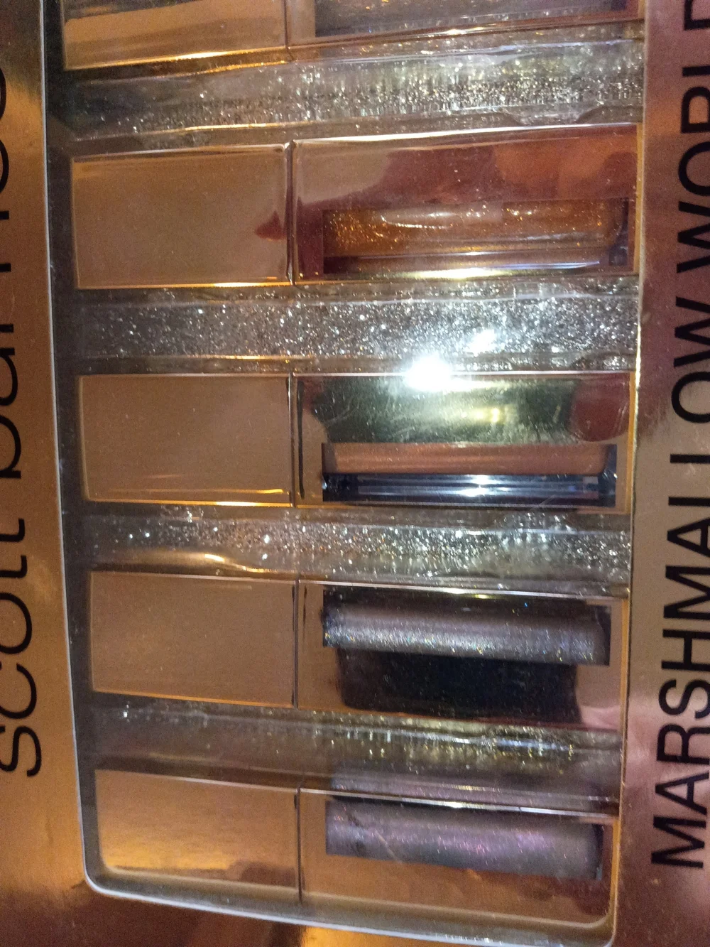 Scott Barnes Marshmallow World Lip Gloss Set - Gold and Glitter + XX Revolution